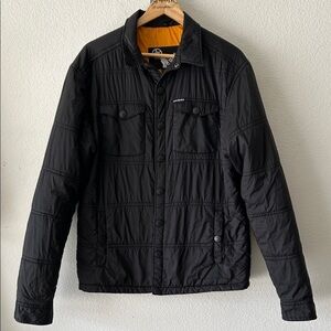 Men's Black Insulated Coat Race Face size L